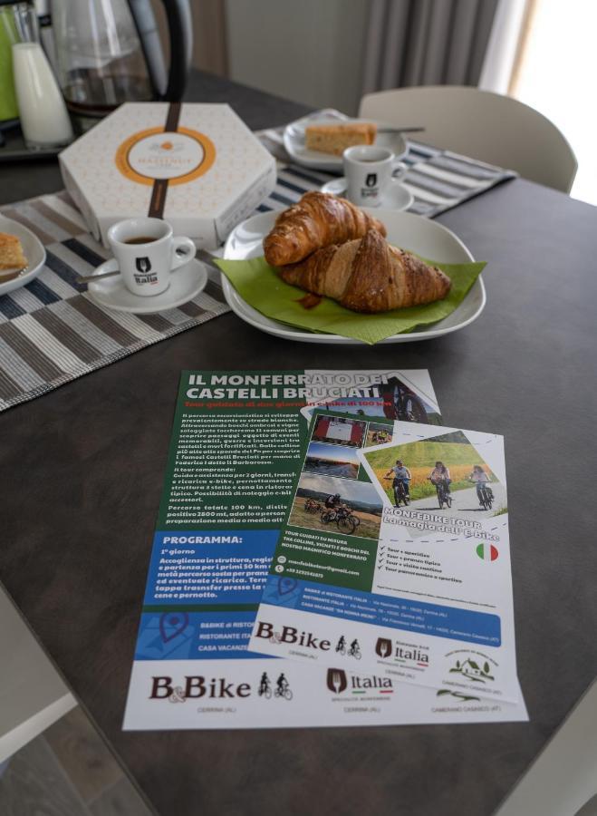 B & Bike Di Ristorante Italia Mombello Monferrato Екстер'єр фото